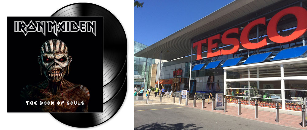 Tesco i samarbete med Iron Maiden