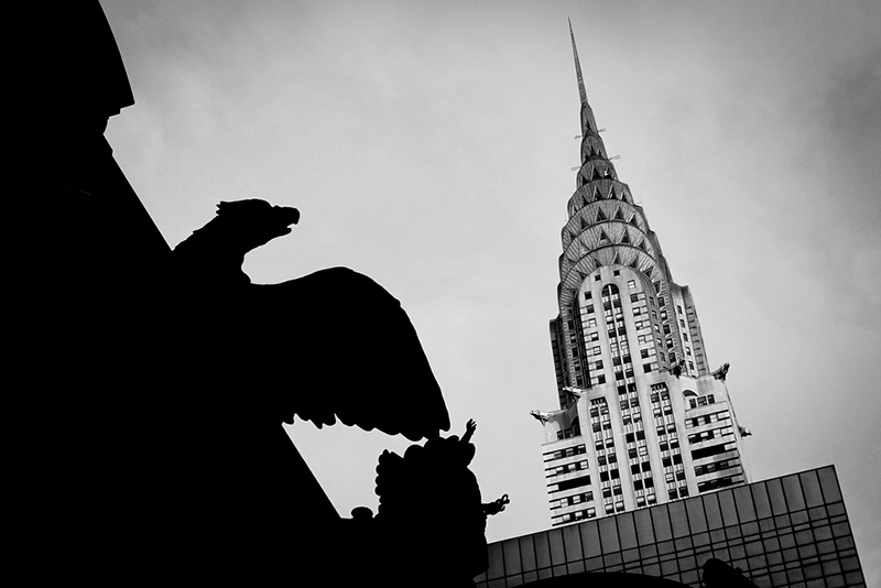 Butiken en blinkning till Chrysler Building