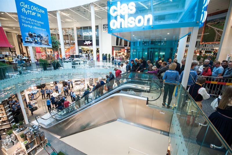 Clas Ohlson nyöppnade i Väla Centrum