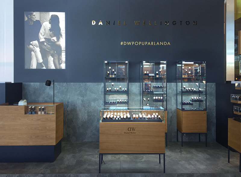 Daniel Wellington öppnar pop up