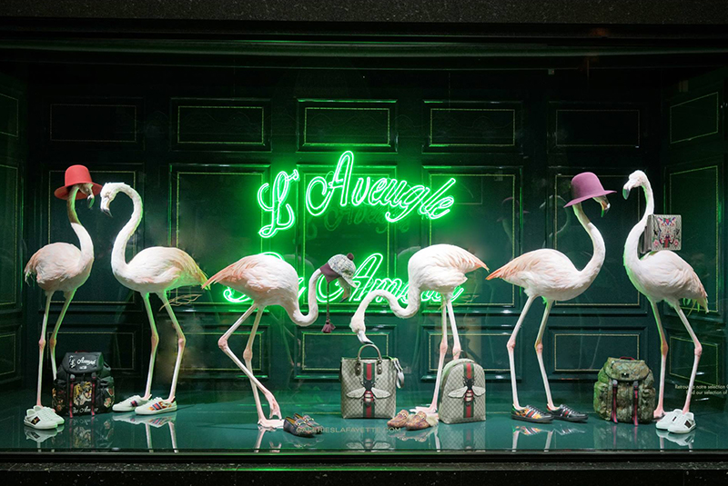 Gucci poppar upp hos Galeries Lafayette