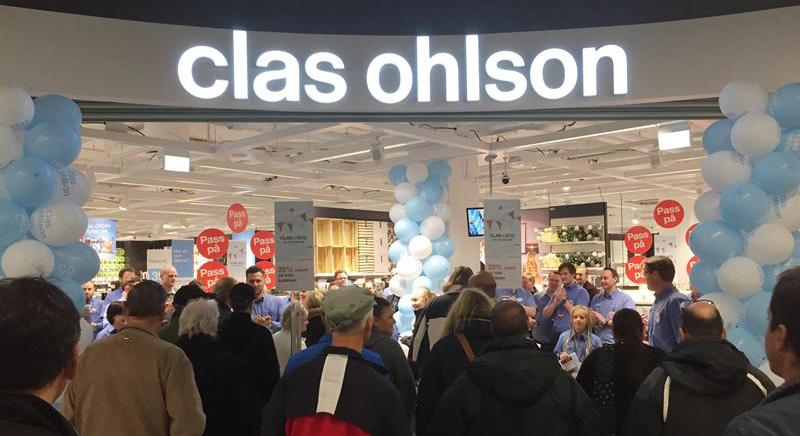 Clas Ohlson öppnade ny butik i Oslo