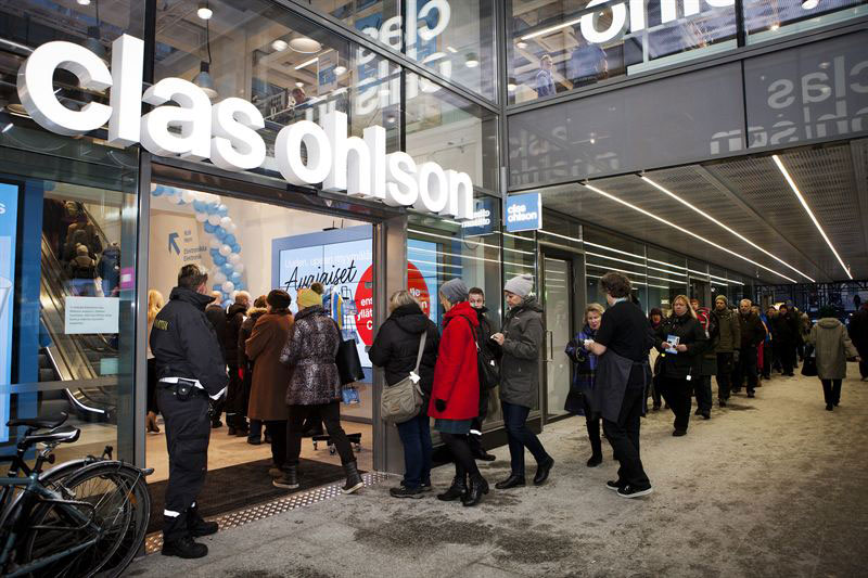 Clas Ohlson öppnade ny butik i Helsingfors