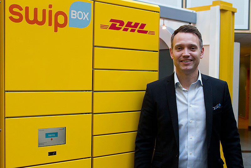 Paketautomater succé för DHL