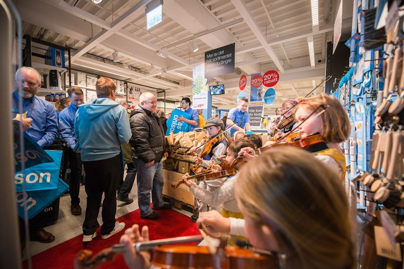 Clas Ohlson öppnade i Brännborn Center