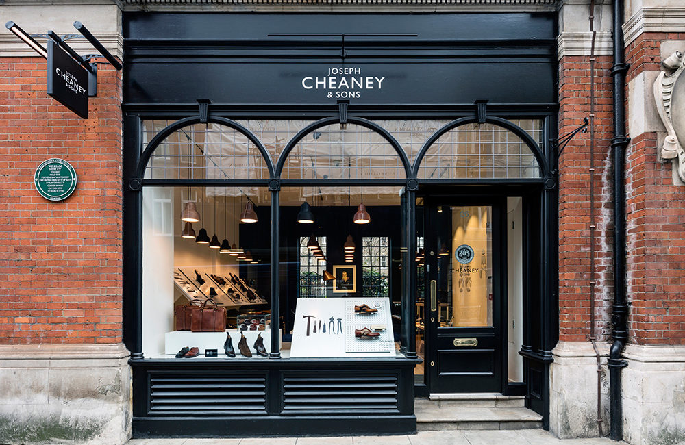 Cheaney hyllar hantverket i Covent Garden