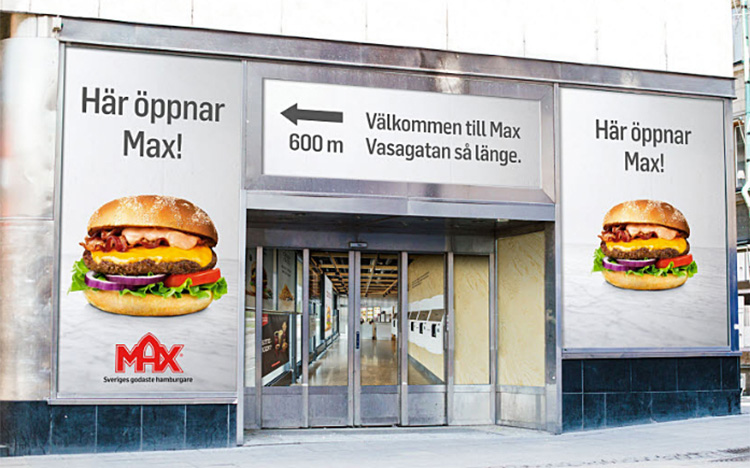 Här öppnar Max sitt nya flaggskepp