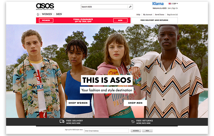 Asos lanserar bildsök