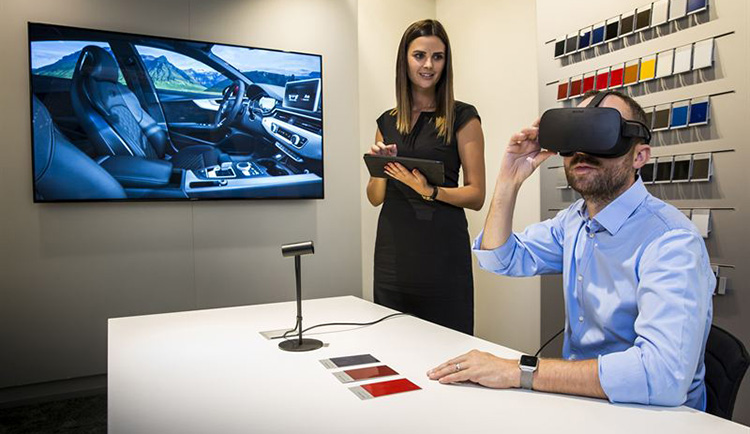 Audi mixar on- och offline med Virtual Reality