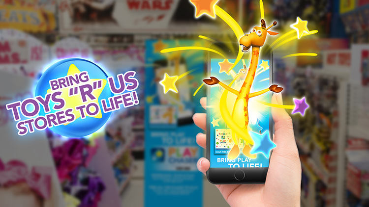 Lek med Augmented Reality hos Toys”R”Us