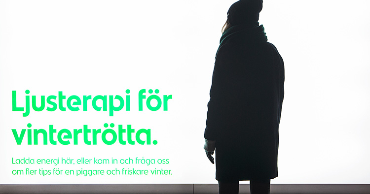 Ljusterapi piggar upp februaritrötta