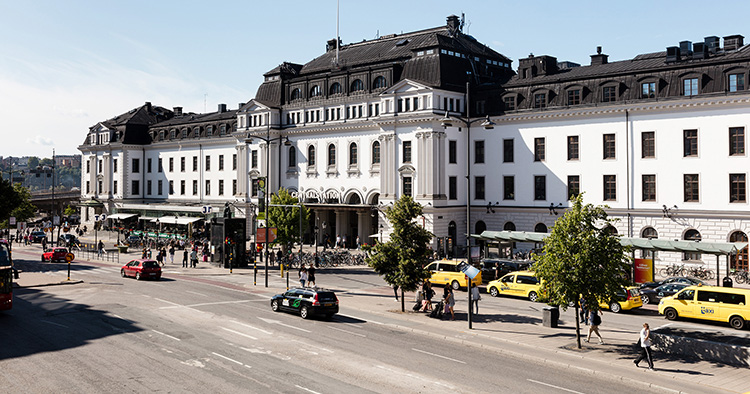 Besöksflöden mäts på Centralstation