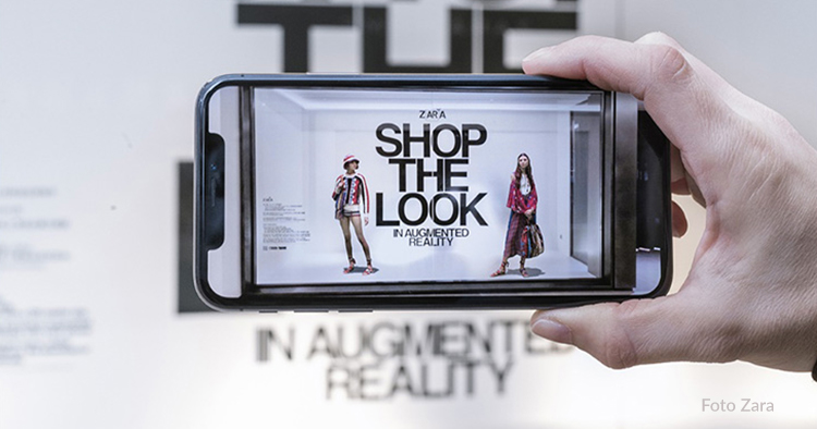 Zara lanserar augmented reality