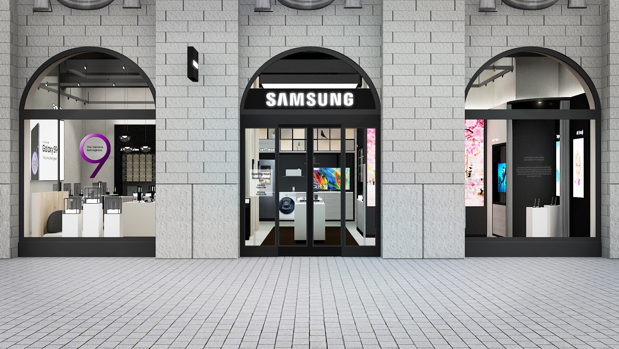 Samsung öppnar upplevelsebutik