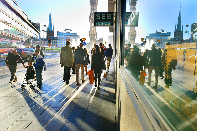 Uppåt för Sveriges stadskärnor