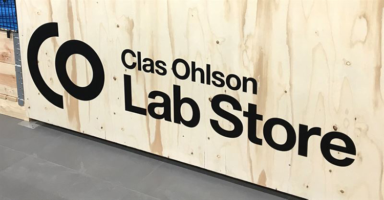 Här är Clas Ohlsons första Lab Store