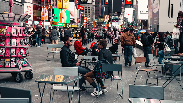 Skandinavisk design på Times Square