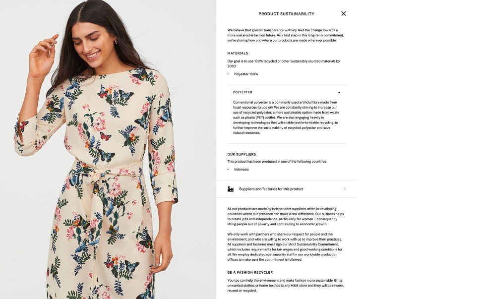 Hållbara val via transparens hos H&M