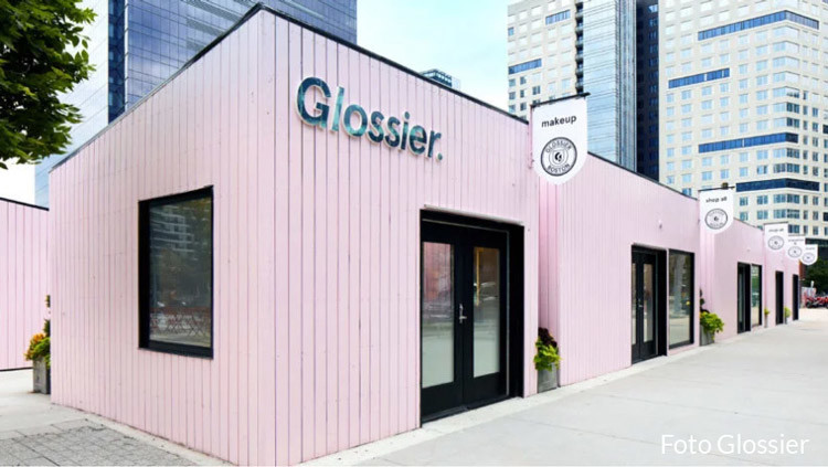 Här öppnar Glossier ny pop up