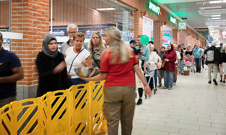 Succé när Maxi i Burlöv Center invigdes