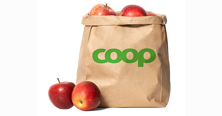 Coop ersätter tunn plast med papper