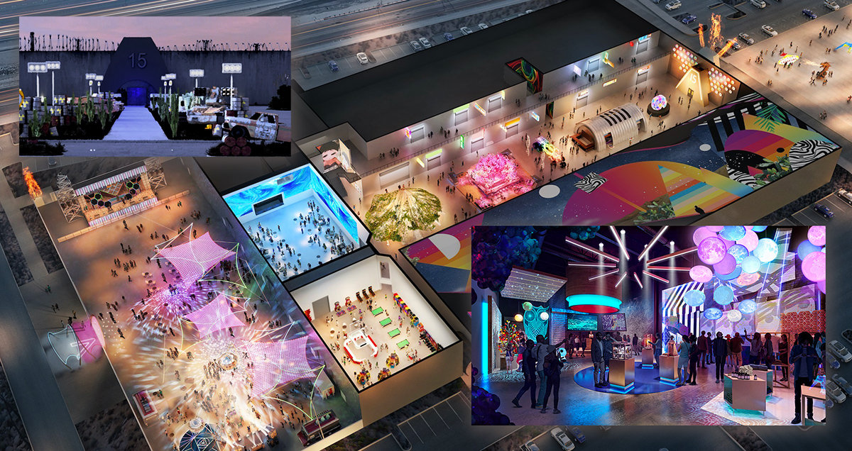 Destination mixar konst, retail och events