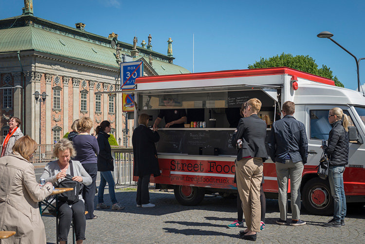 Lättnader för food trucks i Stockholm