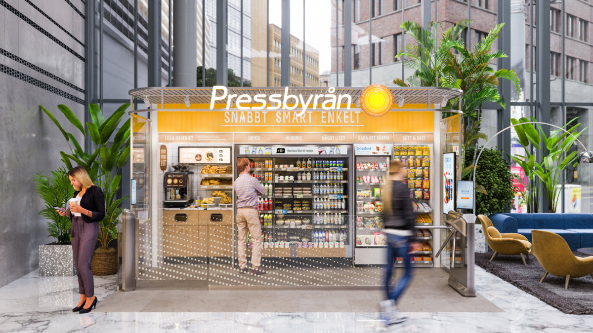 Pressbyrån öppnar obemannad butik