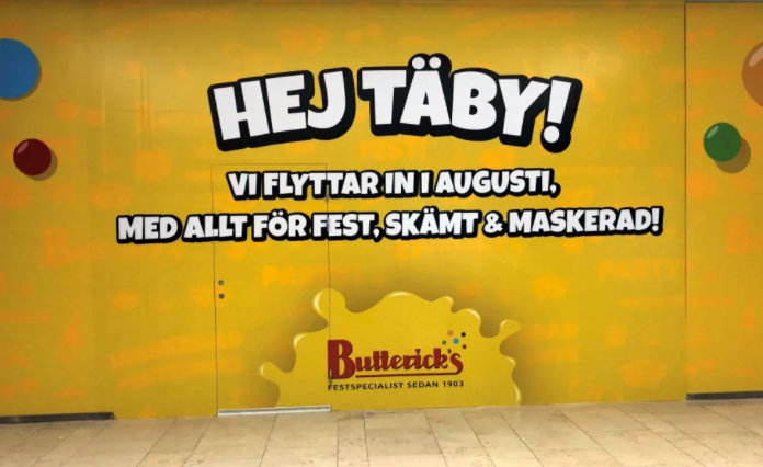 Butterick’s öppnar i Täby Centrum