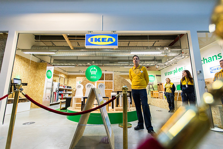 Premiär för Ikeas cirkulära återbruksbutik