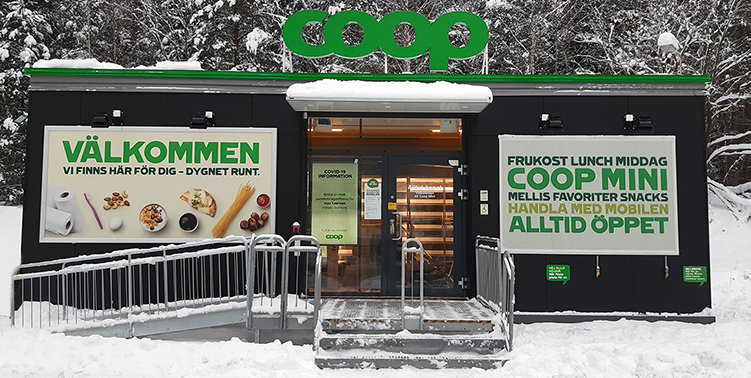 Coop öppnar nytt obemannat butikskoncept