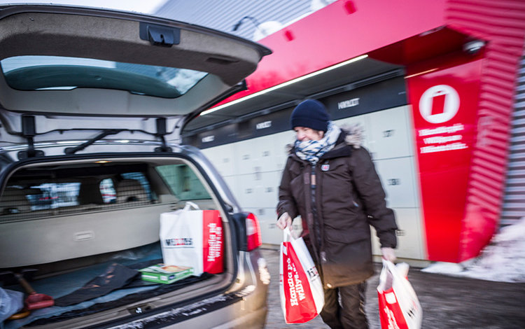 Kraftig ökning av upphämtning i butik