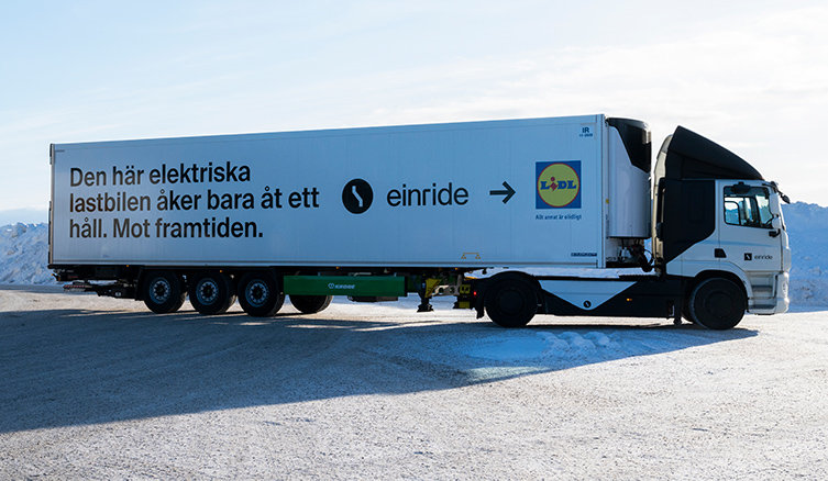 Lidl levererar uppkopplat och eldrivet