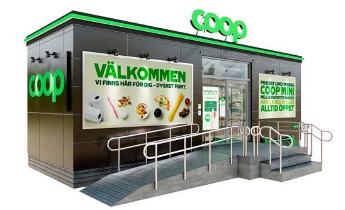 Här öppnar obemannade Coop Mini