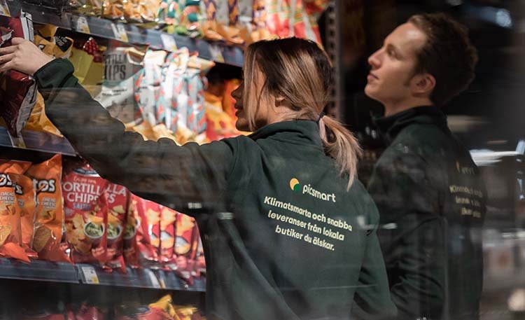 Snabb leverans av personligt plockade varor