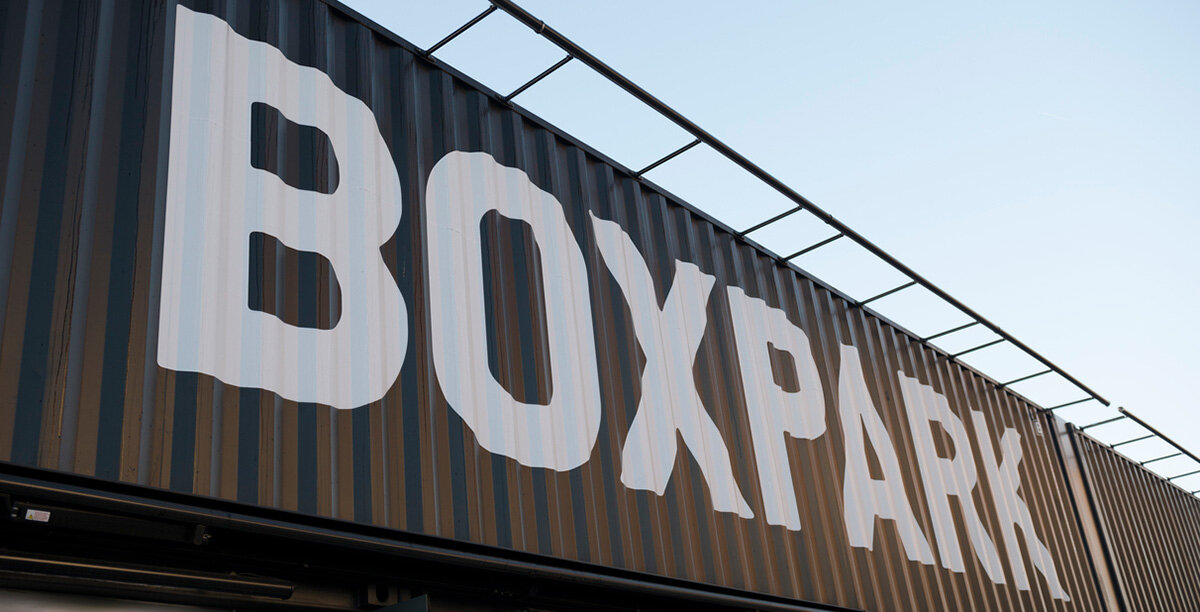 Boxpark tar första steget utanför London