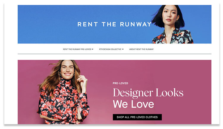 Rent the Runway i samarbete med  Amazon