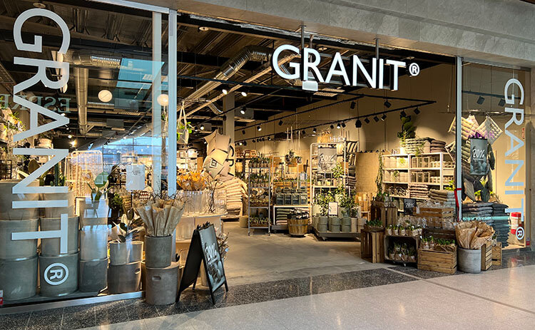 Granit öppnar butik i stadskärnan