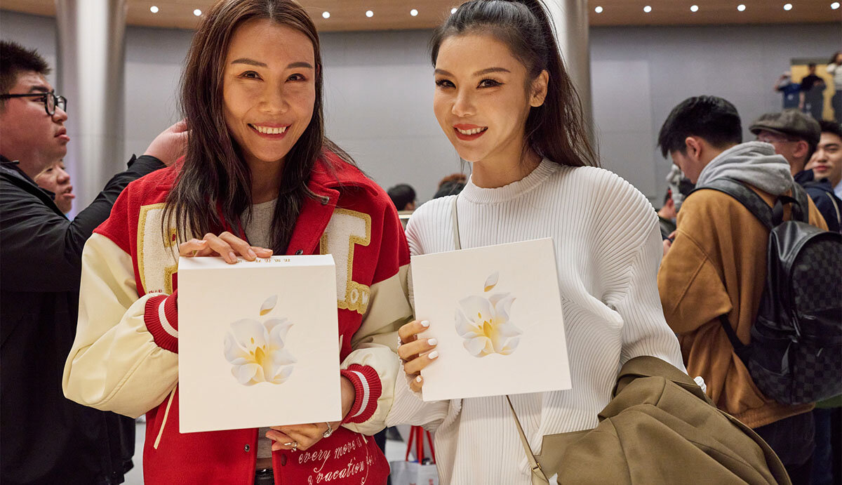 Apple inspireras av stadens blommor