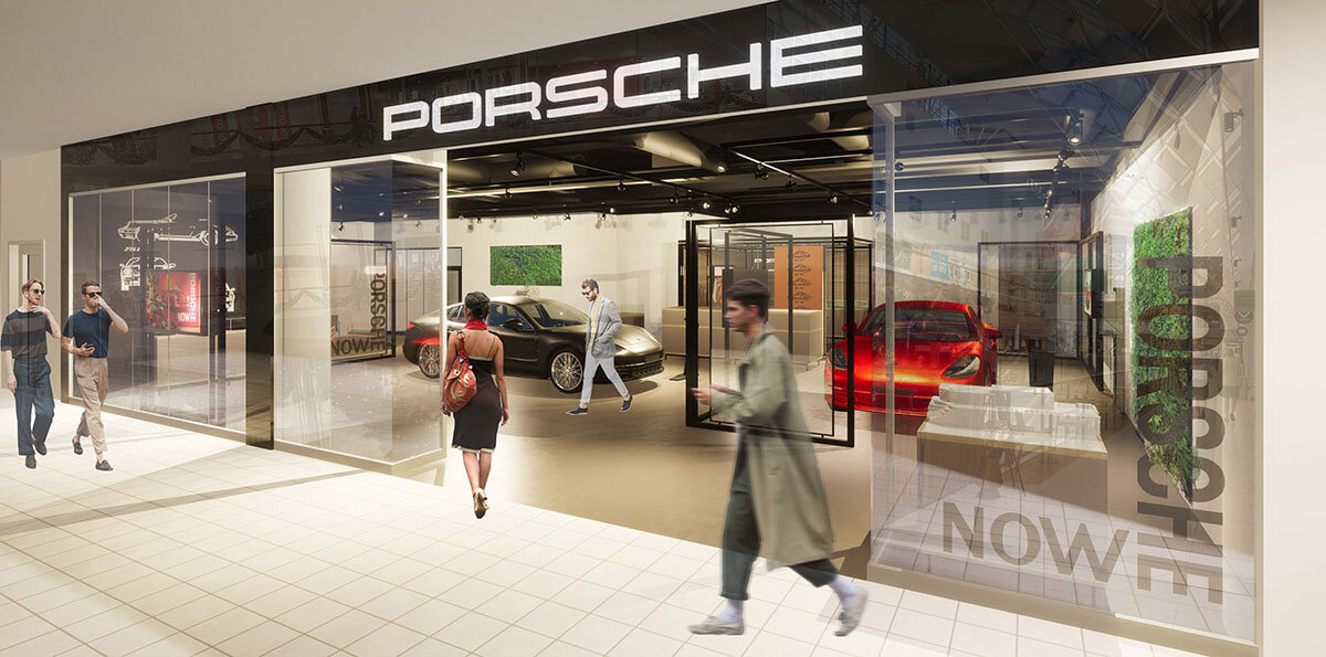 Porsche öppnar nytt framtidskoncept