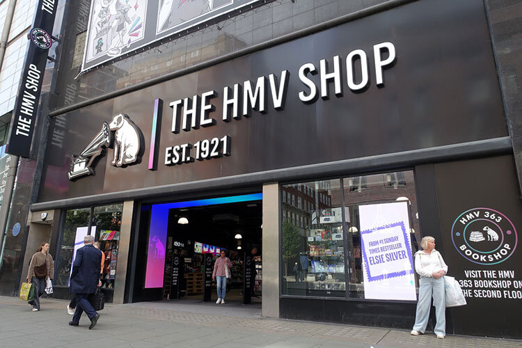 HMV växer i Europa med nya butiker