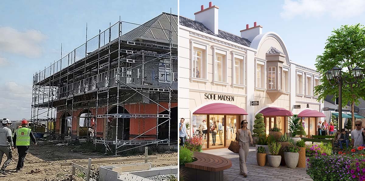 Premium-outlet växer fram i Skåne